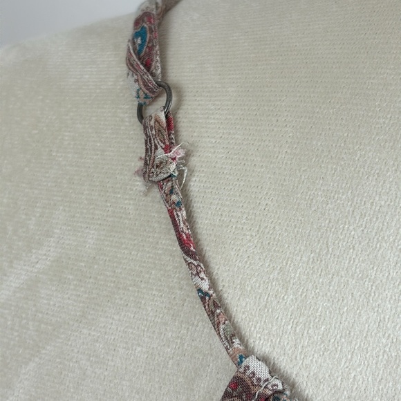 Denim & Supply Ralph Lauren Paisley Jumpsuit Drawstring Waist Romper Size L - Picture 10 of 13